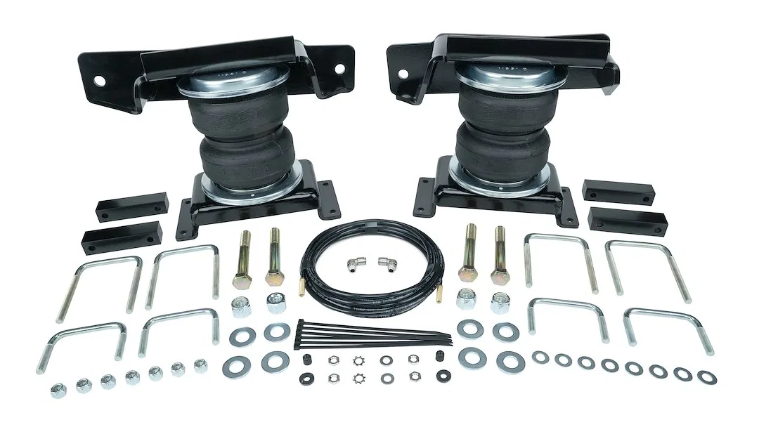 57409 – AIR LIFT Helper Spring Kit, Air Spring Frame Mount Up To 5000 Pounds Of Load Levelling Capacity Air Adjustabl...